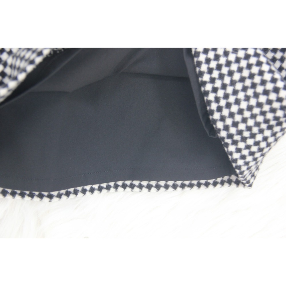 Talbots Petite Womens Black White Houndstooth Check Lined Skirt 8P Classic Old $ - Picture 6 of 12